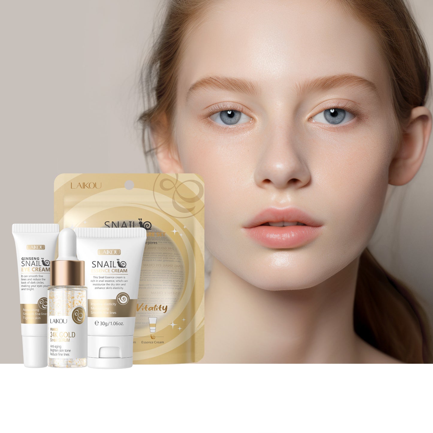 Snail Brightening Skin Care Set