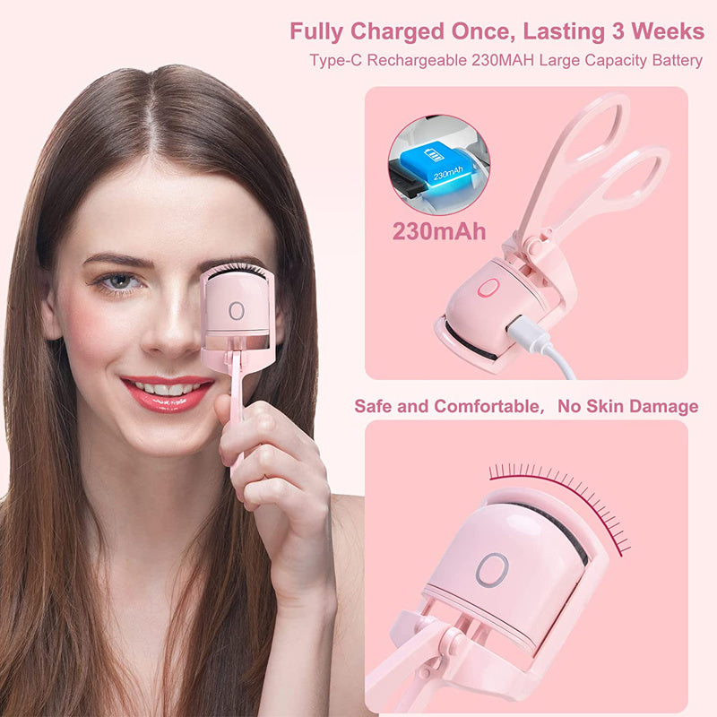 Rechargeable Heated Eyelash Curler