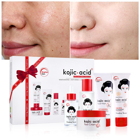 Kojic Acid Toner And Lotion Set Suit Brightening Skin