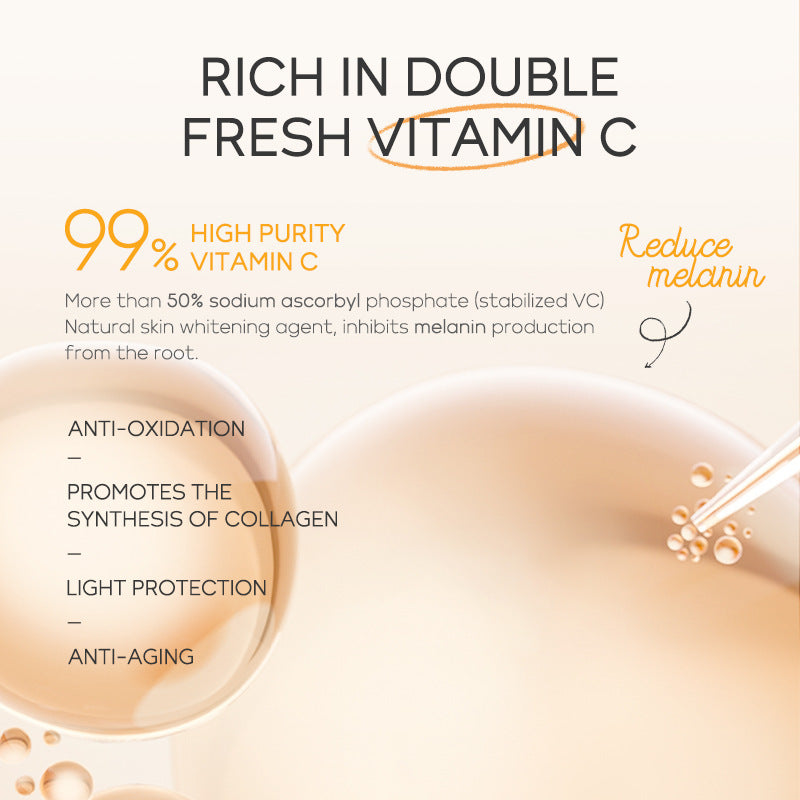 New Vitamin C 5-Piece Cleansing & Revitalizing Toner Set - Brightening & Whitening Skin Solution