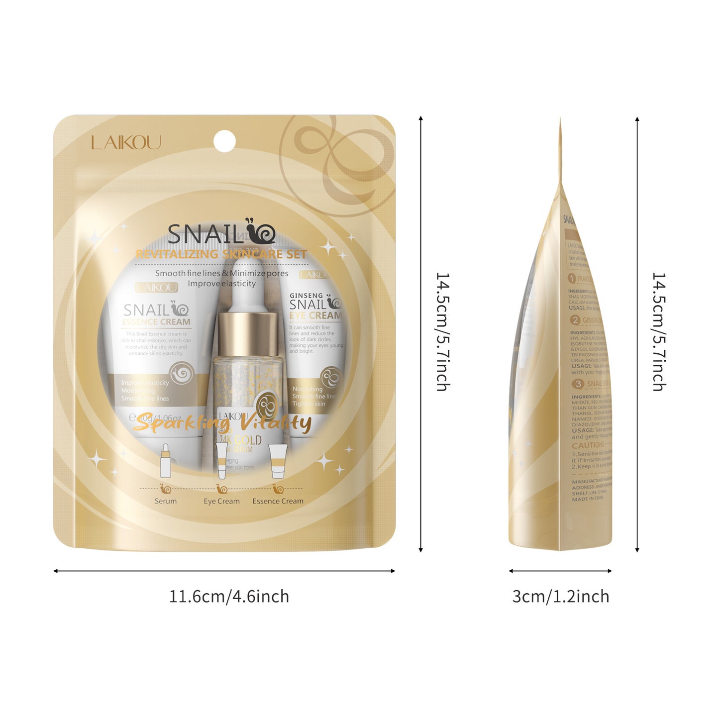 Snail Brightening Skin Care Set