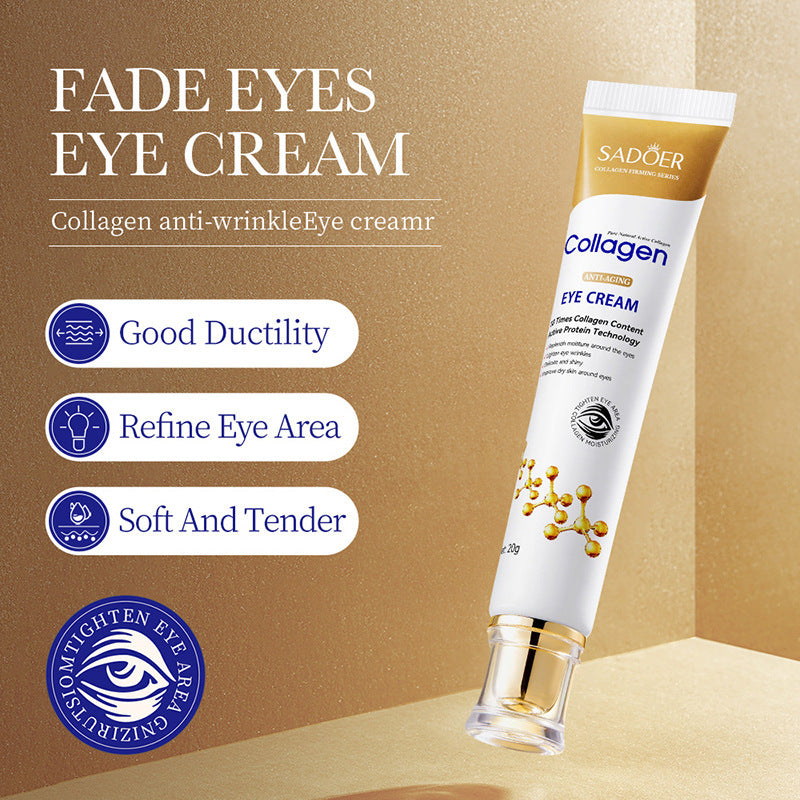 Collagen Anti-wrinkle Eye Cream Fade Wrinkles Firming Anti-puffiness Dark Circles